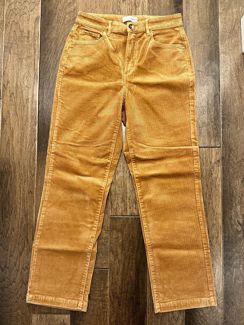LOFT Corduroy Pants in Warm Camel. Never Worn!